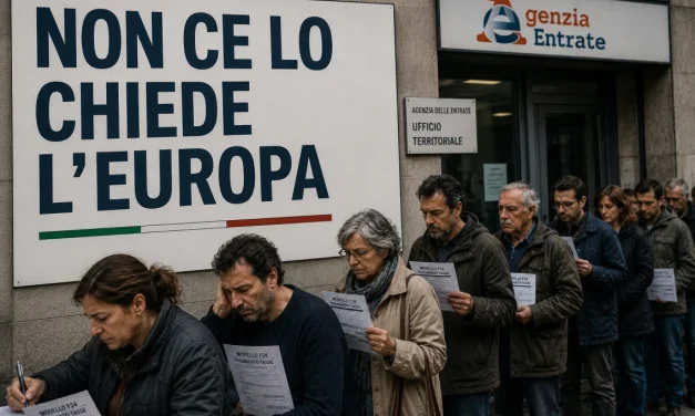Aliquota massima IRPEF a 50 mila euro. Non ce lo chiede l’Europa!